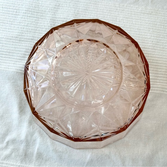 Vintage Depression Glass Bowl in Pink - Picture 9 of 15